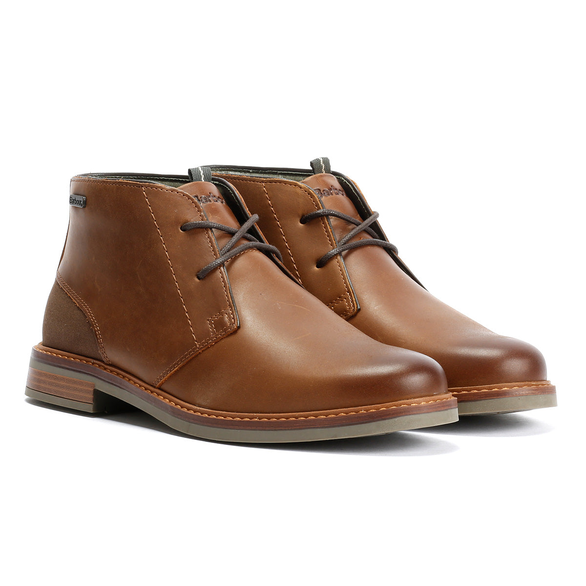 BARBOURブーツ Men's Barbour Readhead Tan Boots At Incredible Price