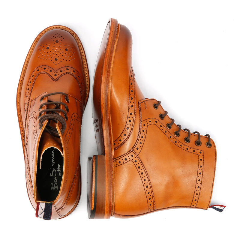 Ben Sherman Arthur Leather Men's Tan Boots