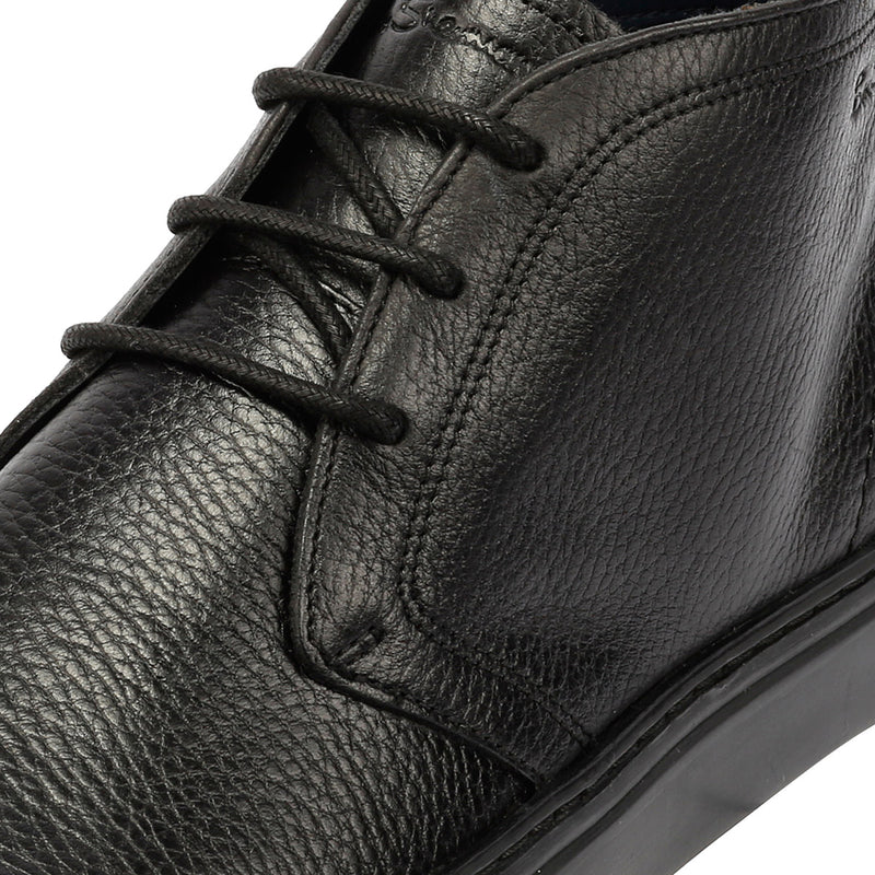 Ben Sherman Parka Leather Men's Black Boots