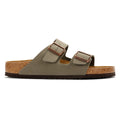 Birkenstock Arizona Birko Flor Nubuck Stone Sandals