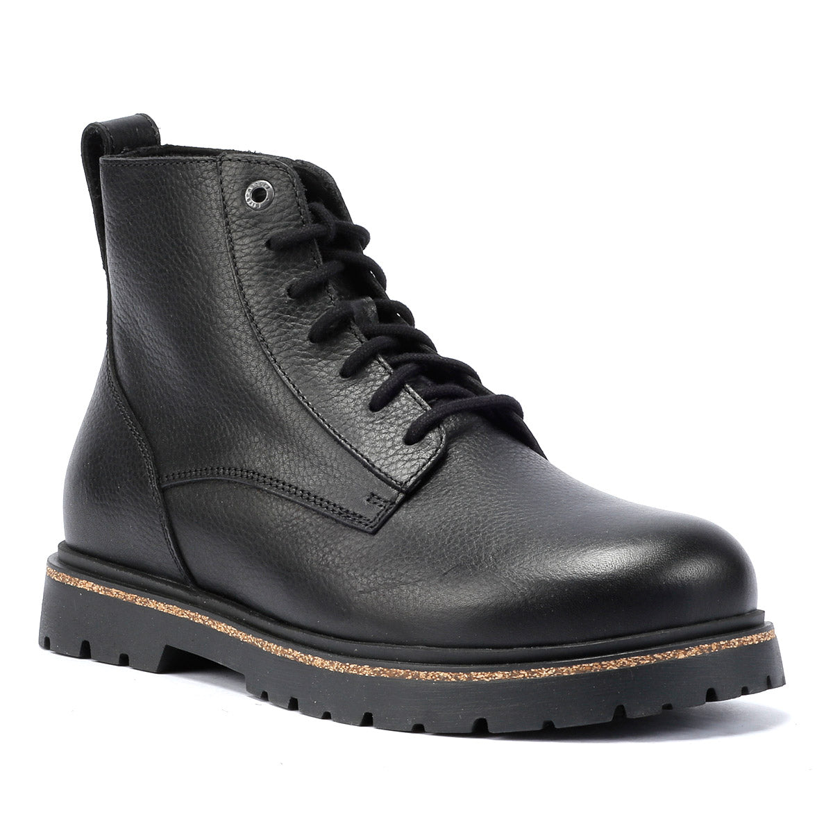 Birkenstock Highwood Lace Mid Leather Men's Black Boots