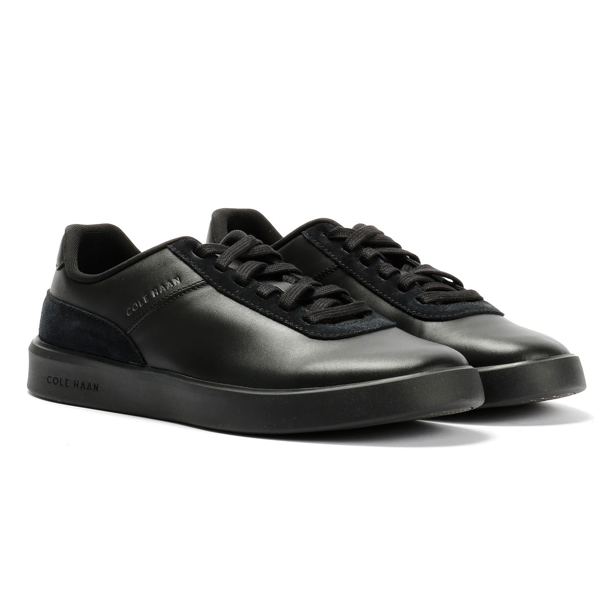 Cole Haan Grand Crosscourt Packaway Leather Men's Black Sneakers