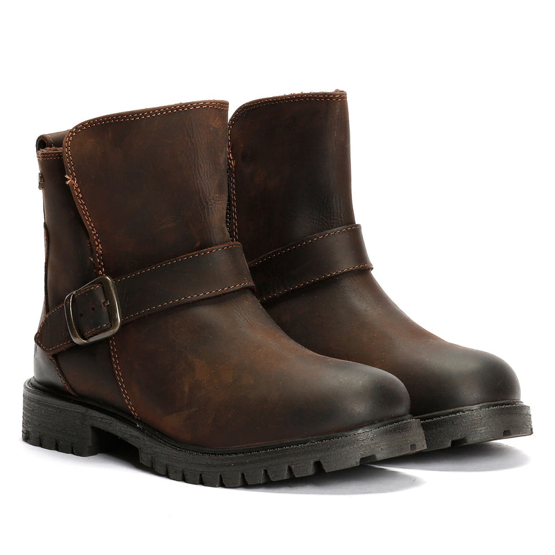 Hush Puppies Wakely Leather Women's Brown Boots