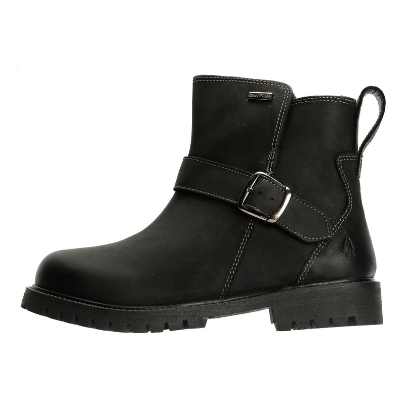 Hush Puppies Wakely Leather Women's Black Boots