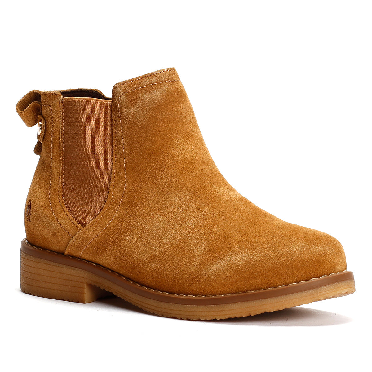 Hush Puppies Maddy Wide Suede Women's Tan Boots