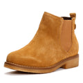 Hush Puppies Maddy Wide Suede Women's Tan Boots