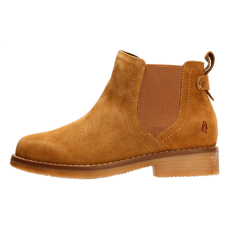 Hush Puppies Maddy Wide Suede Women's Tan Boots