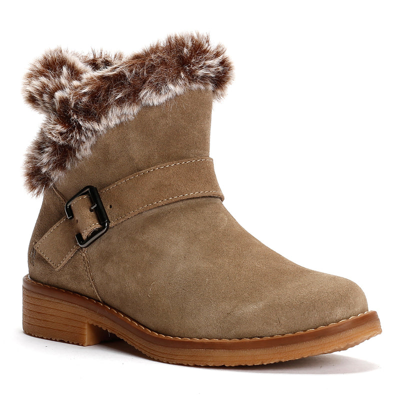 Hush Puppies Hannah Suede Women's Taupe Boots