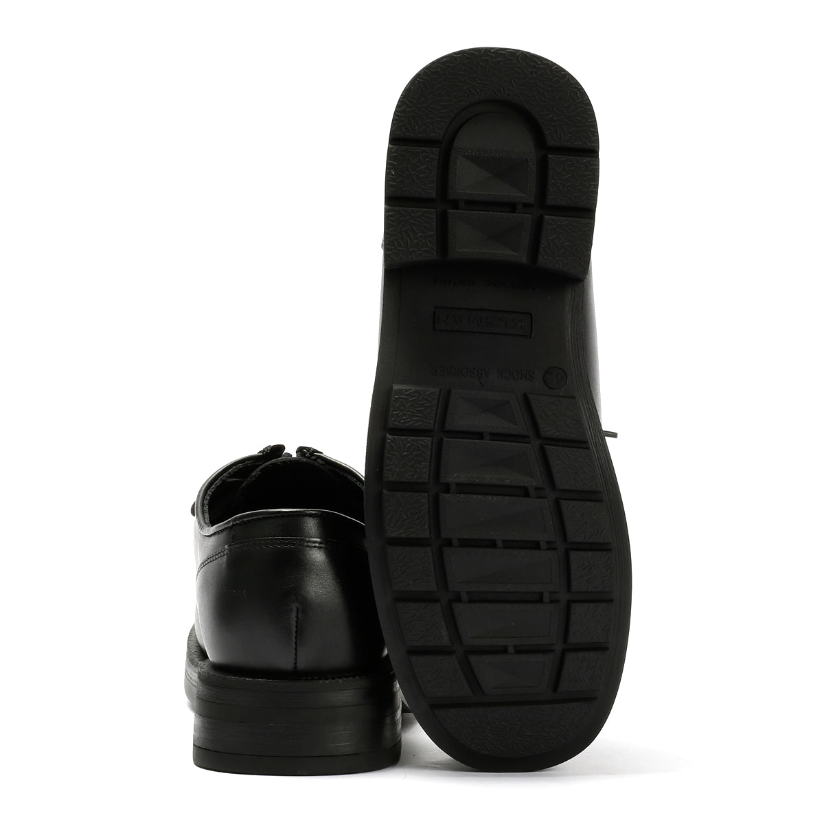 Kleman Tambour Leather Men's Noir Lace-Up Shoes