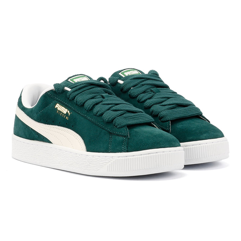 Puma Suede XL Suede Dark Green Sneakers