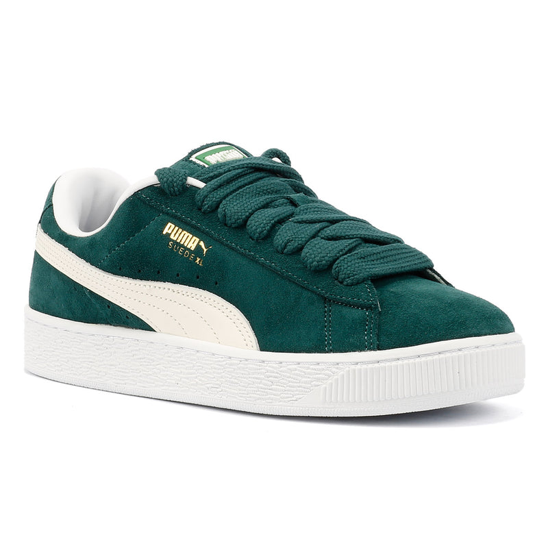 Puma Suede XL Suede Dark Green Sneakers