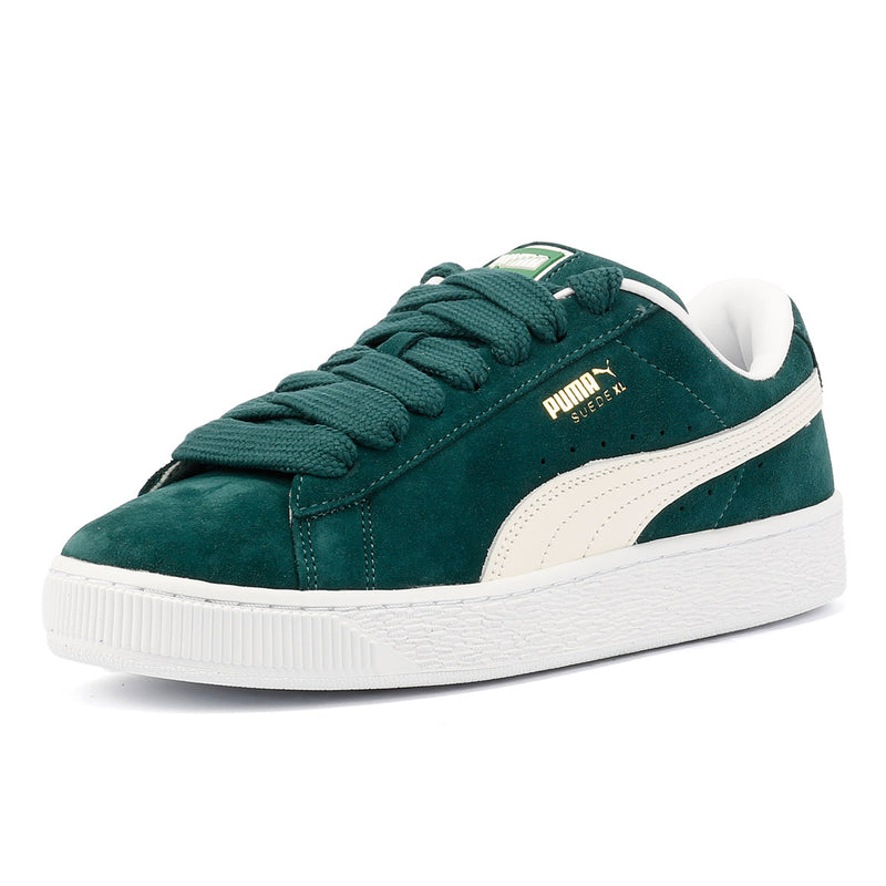 Puma Suede XL Suede Dark Green Sneakers