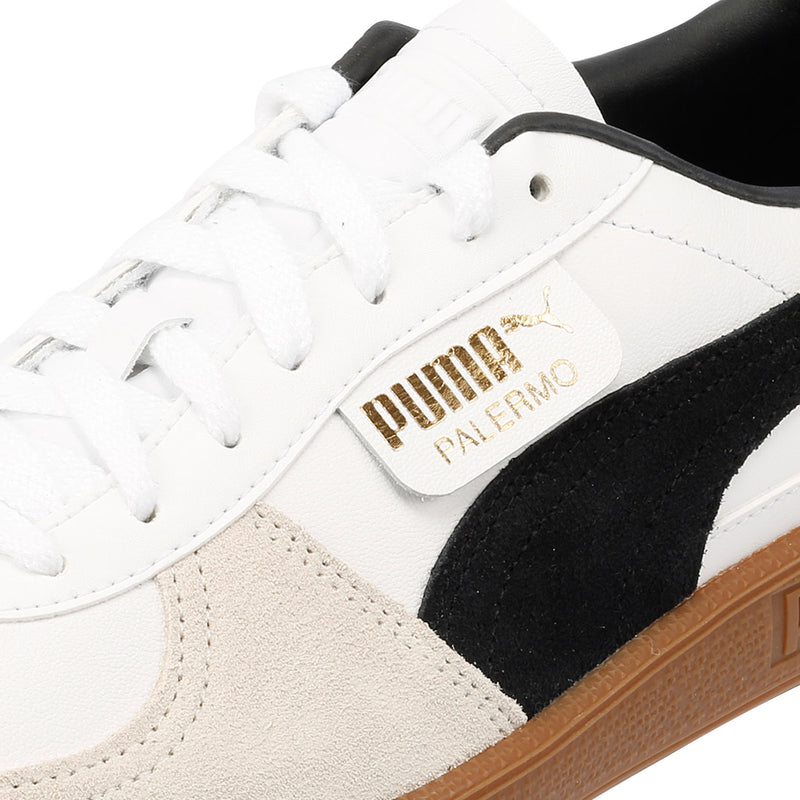 Puma Palermo Leather White/Black Sneakers