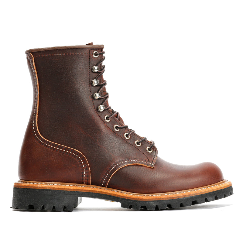 Red Wing 4585 8-Inch Logger Briar Oil Leather Men's Brown Boots