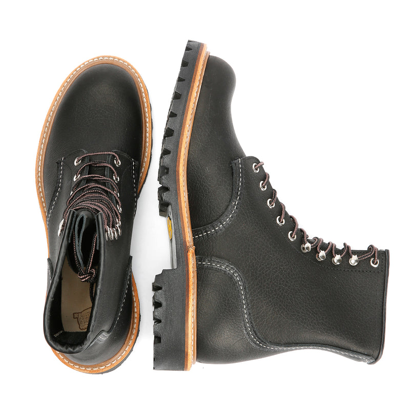 Red Wing 4501 8-Inch Logger Oil Leather Men's Black Boots