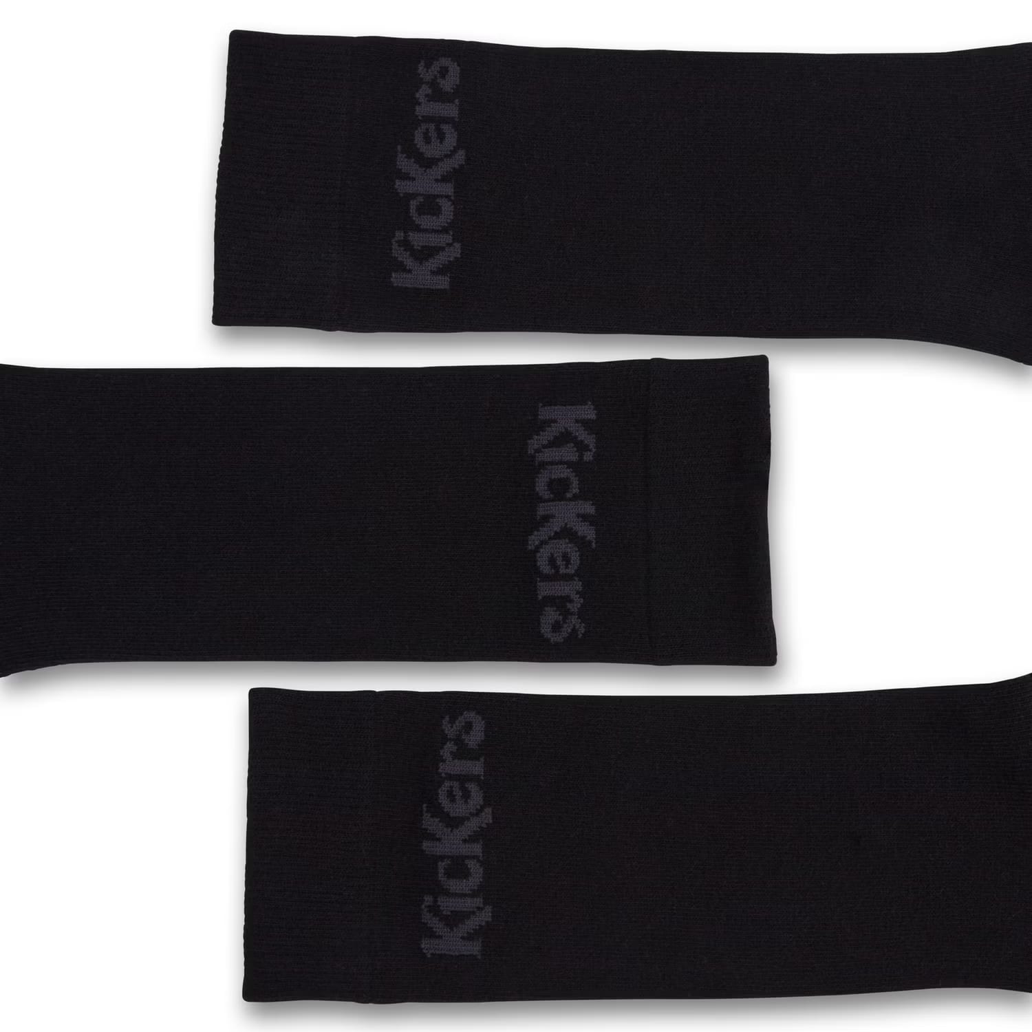 Kickers 3 Pack Black Socks