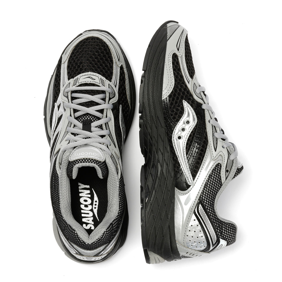 Saucony Progrid Omni 9 Black/Silver Sneakers