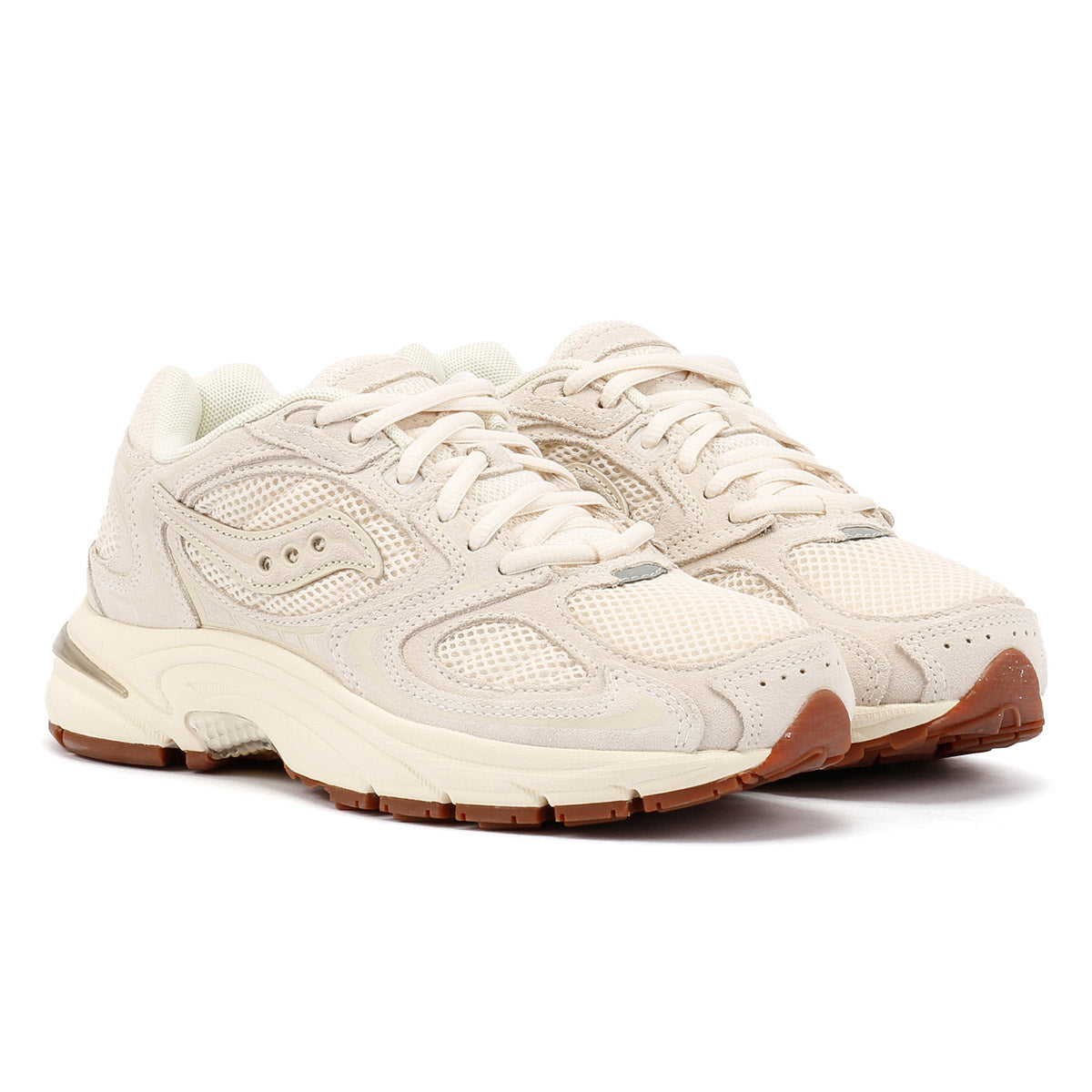 Saucony Grid Jazz 9 Suede Ivory Sneakers
