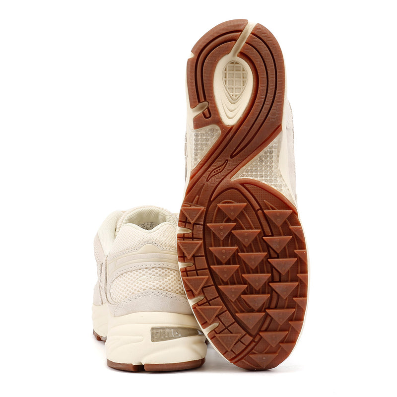 Saucony Grid Jazz 9 Suede Ivory Sneakers