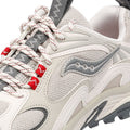Saucony Grid Aura X Dove/Red Sneakers