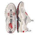 Saucony Grid Aura X Dove/Red Sneakers