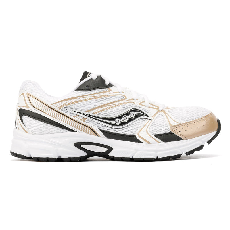 Saucony Millennium White/Gold/Black Sneakers