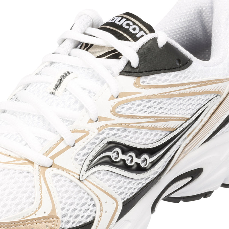 Saucony Millennium White/Gold/Black Sneakers