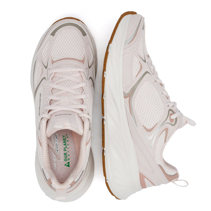 Skechers Edgeridge Women's Silver Eclipse Pink Sneakers