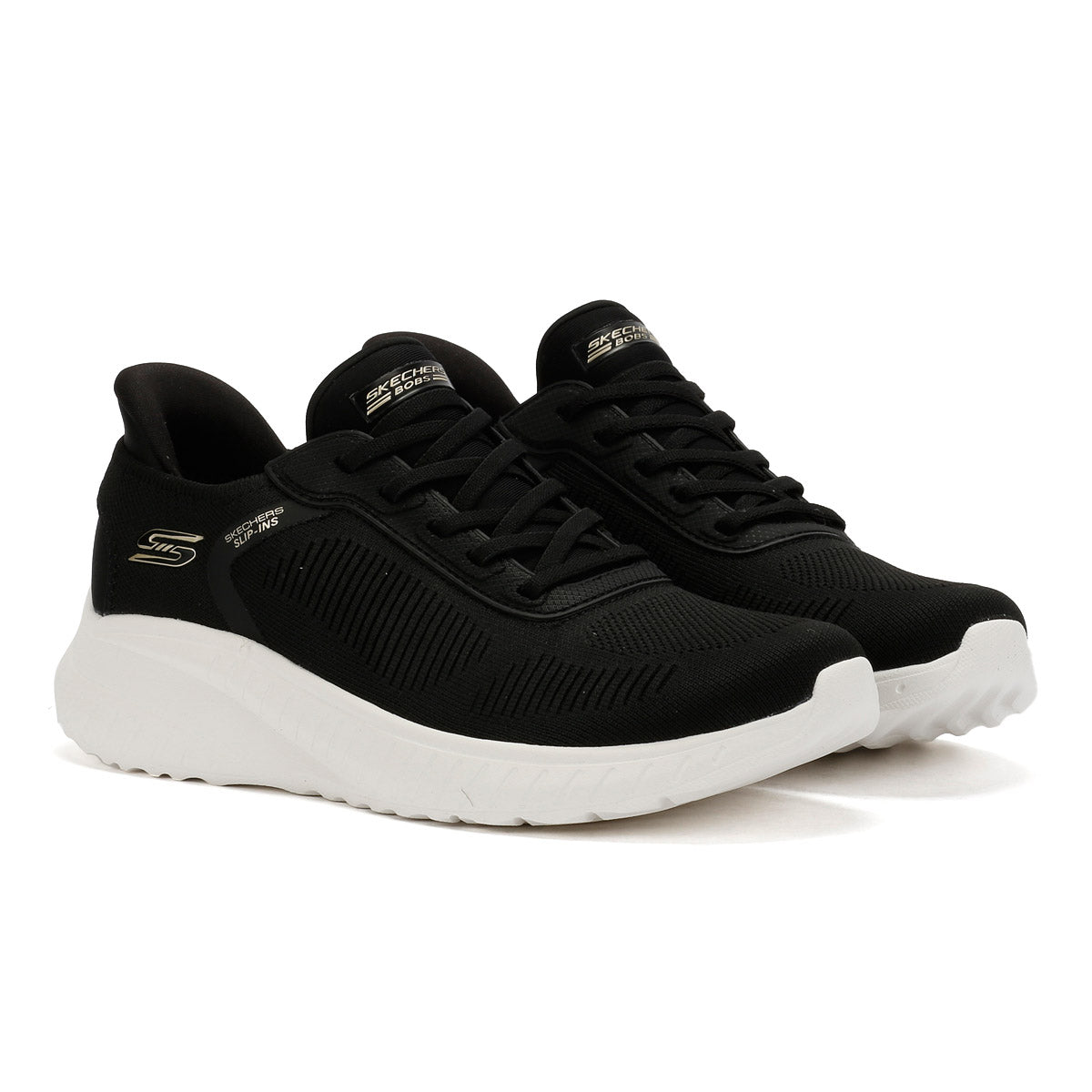 Skechers BOBS Squad Chaos Women's Black/White Sneakers