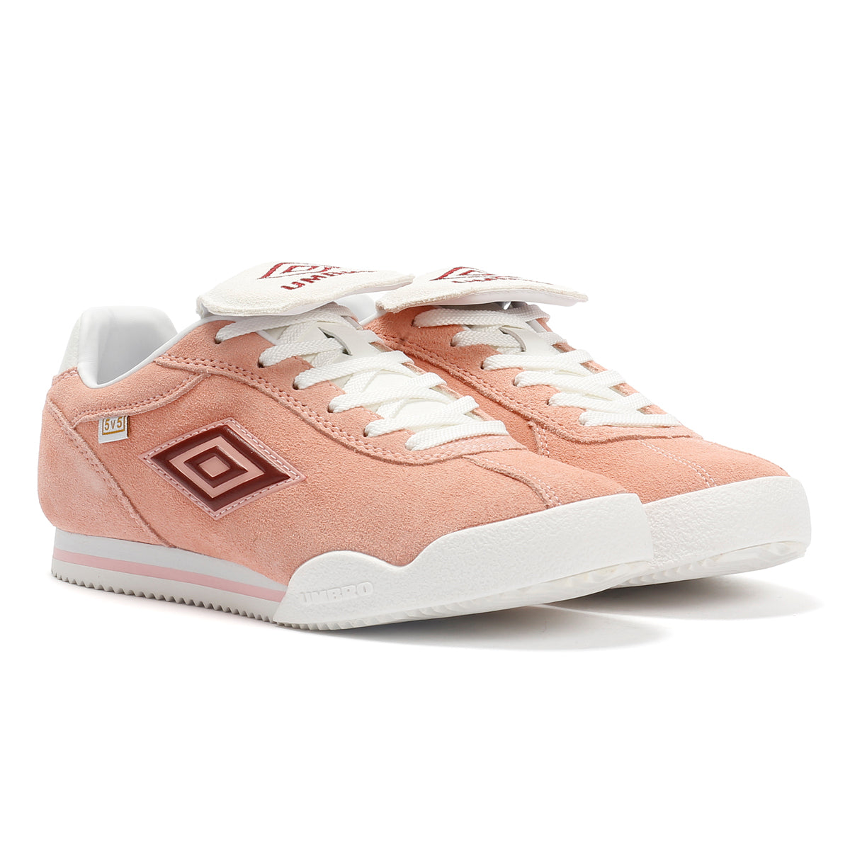 Umbro 5V5 Suede Women's Impatients Pink/Red Dahlia Sneakers