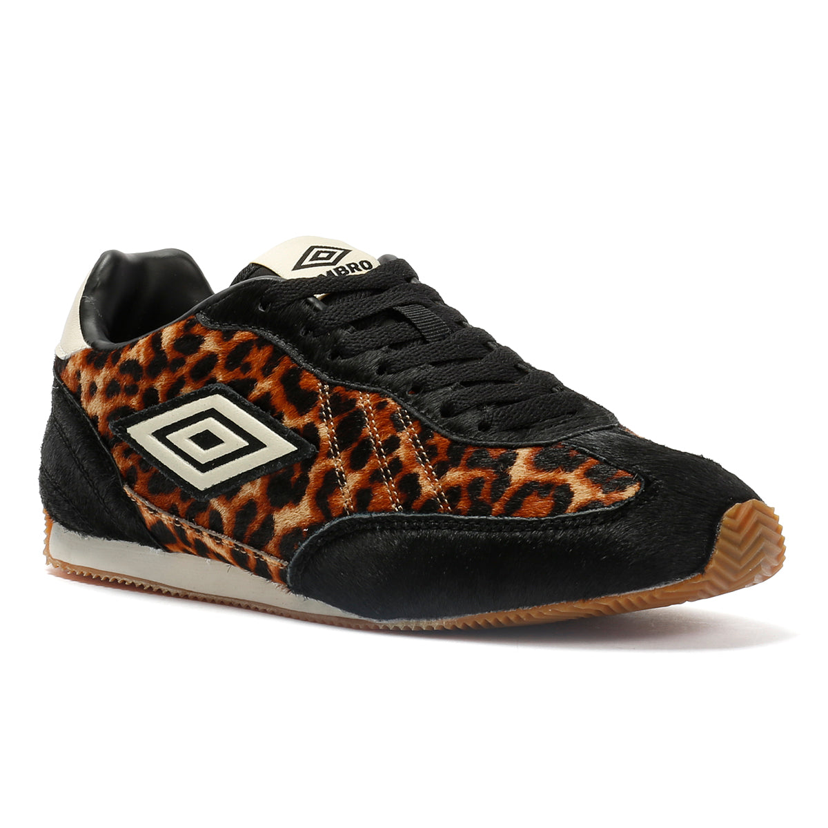 Umbro Clayton Women's Leopard Black Sneakers