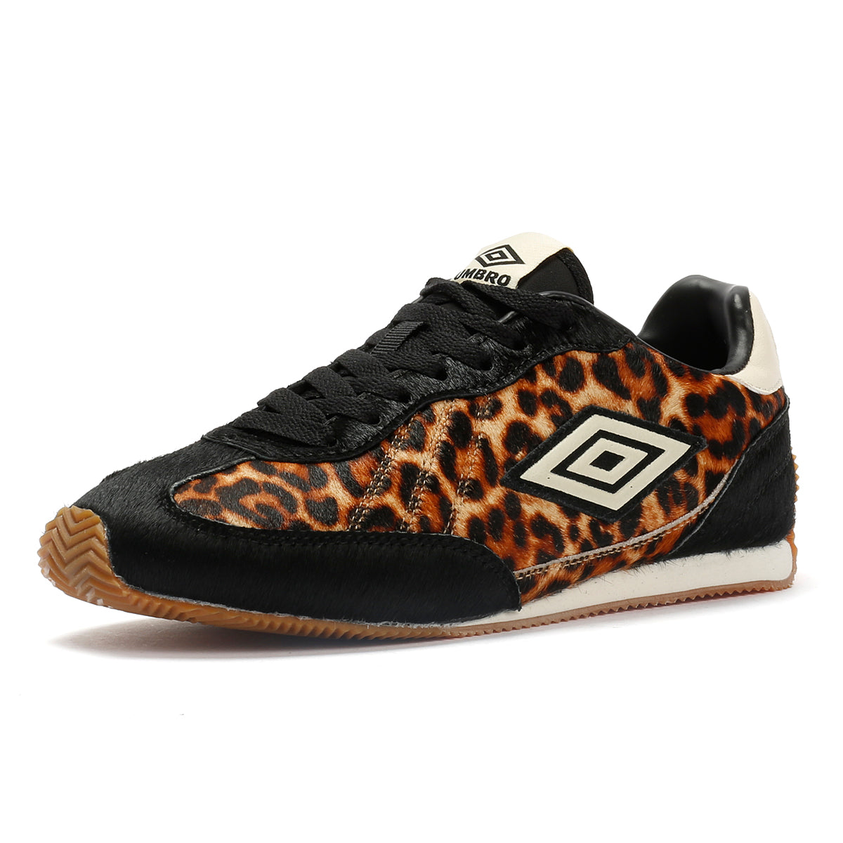 Umbro Clayton Women's Leopard Black Sneakers