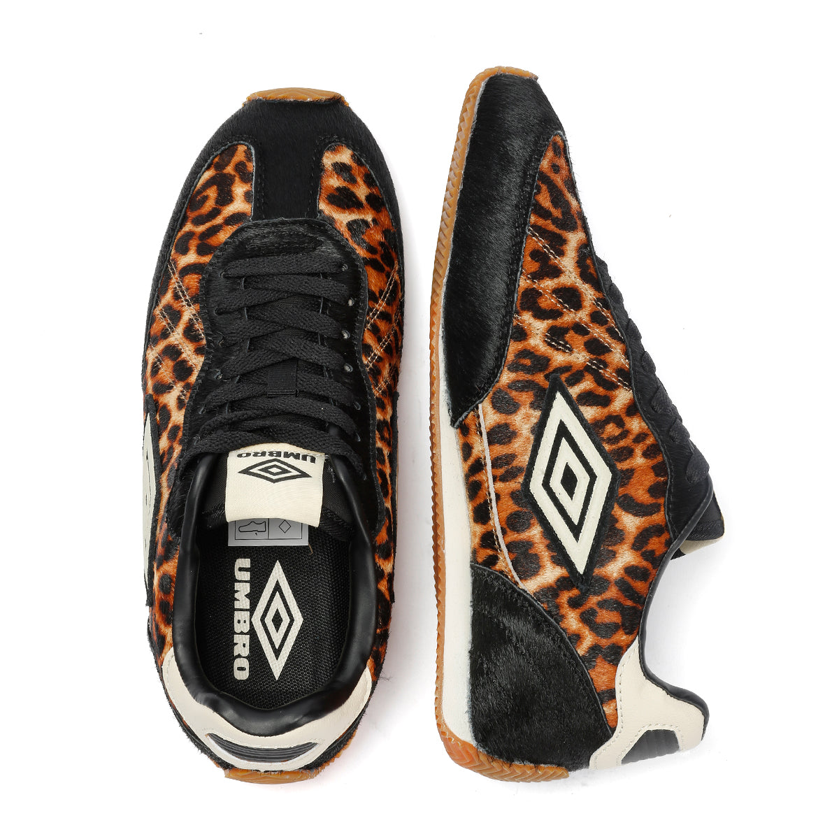 Umbro Clayton Women's Leopard Black Sneakers