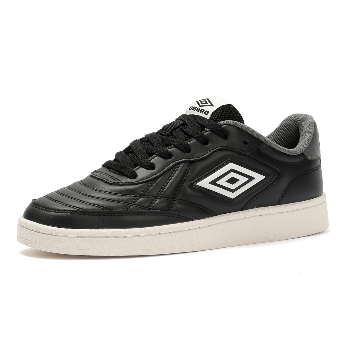 Umbro Clayton Leather Men's Black/Castlerock/White Sneakers