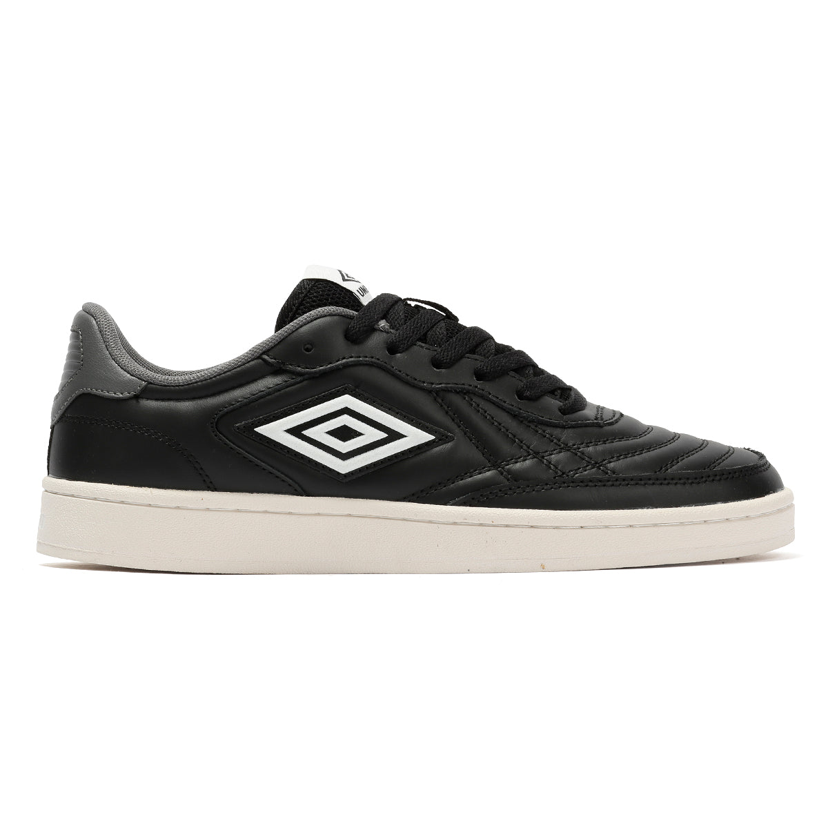 Umbro Clayton Leather Men's Black/Castlerock/White Sneakers