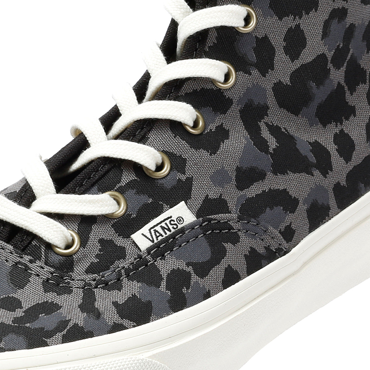 Vans Authentic Hi 2.0 Canvas Women's Leopard Black/Pew Sneakers