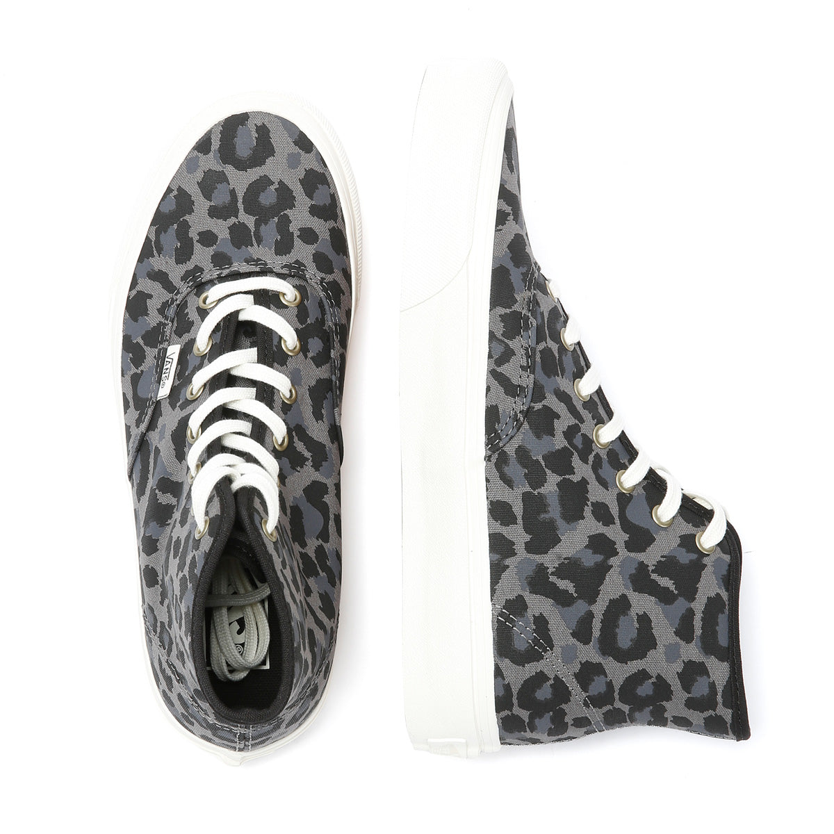 Vans Authentic Hi 2.0 Canvas Women's Leopard Black/Pew Sneakers