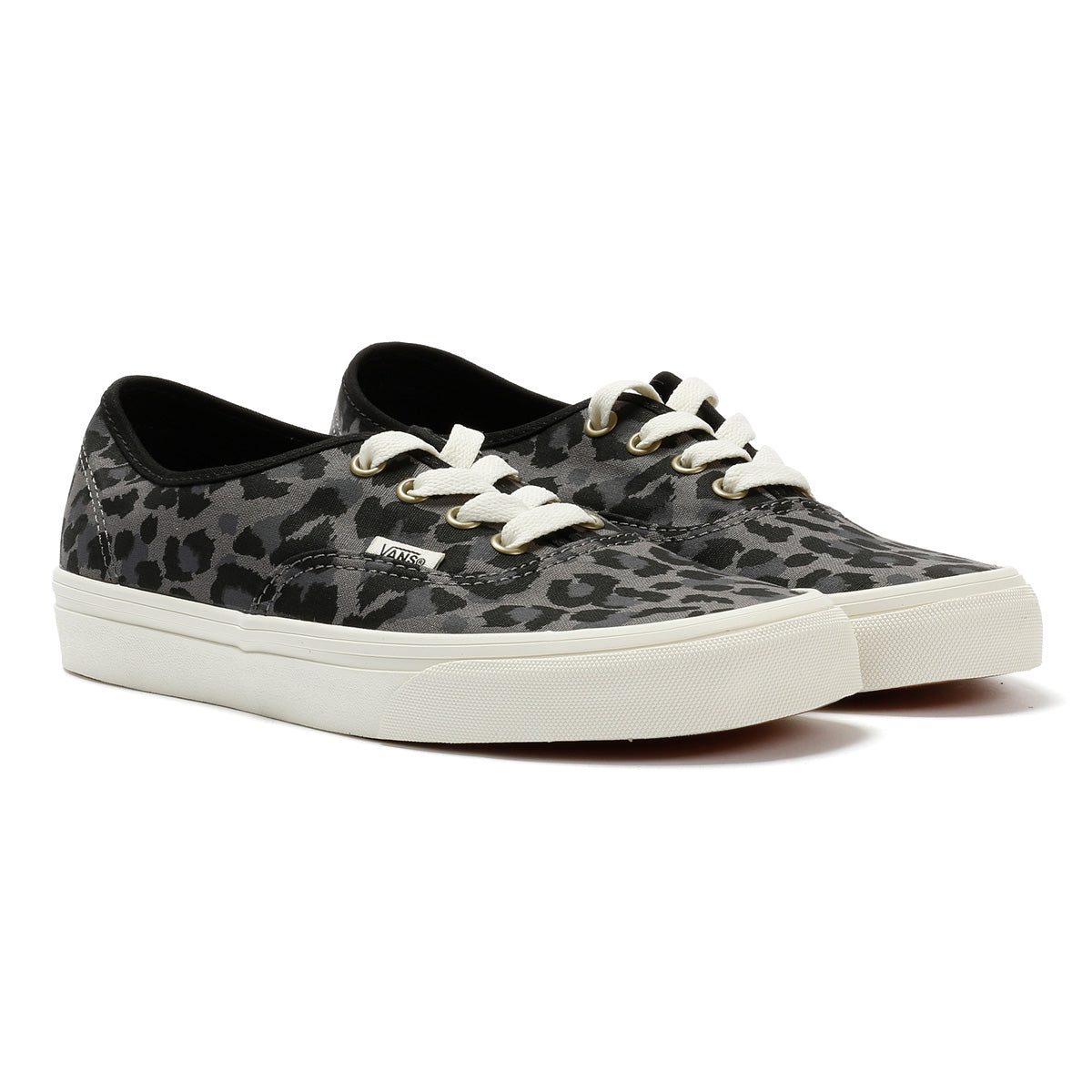 Vans Authentic Canvas Women's Leopard Black/Pewter Sneakers