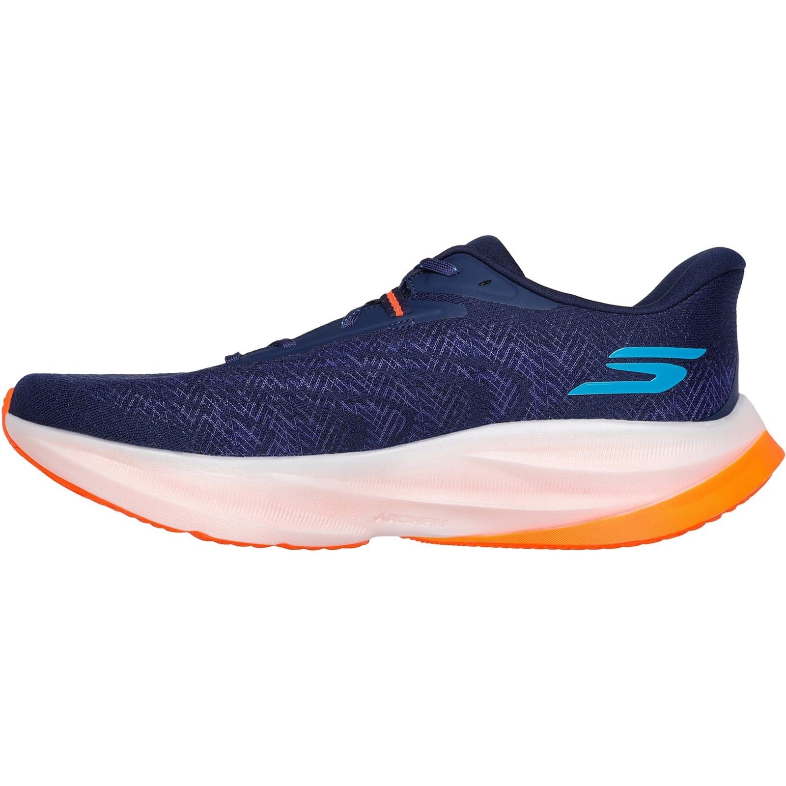 Skechers Performance GO RUN Ride 12 Textile Men's Navy/Orange Sneakers