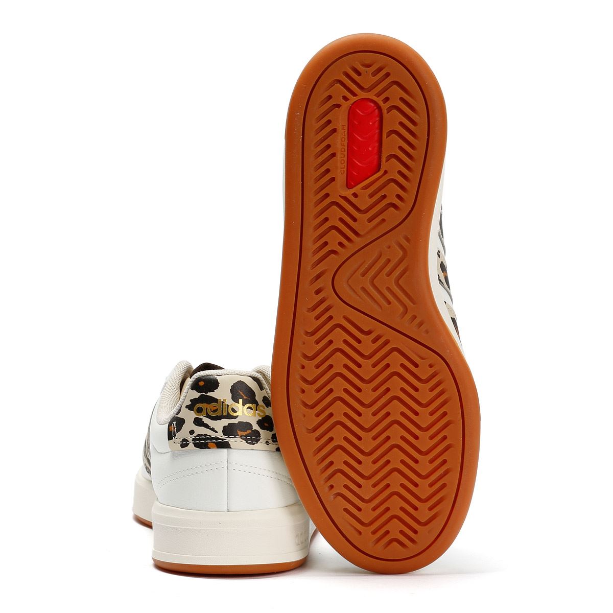 Adidas Grand Court 3.0 Women's Cream/Leopard Sneakers