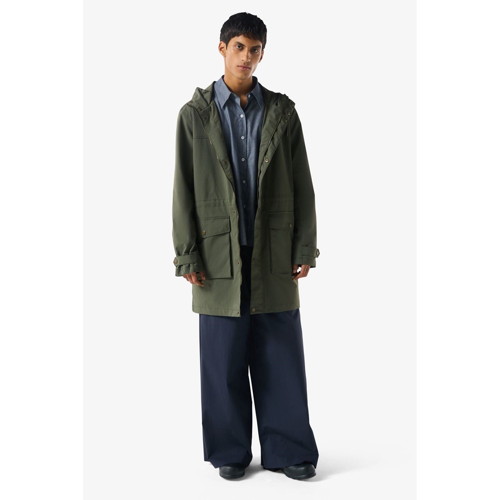 Hunter Lightweight Waterproof Men's Green Rain Parkas