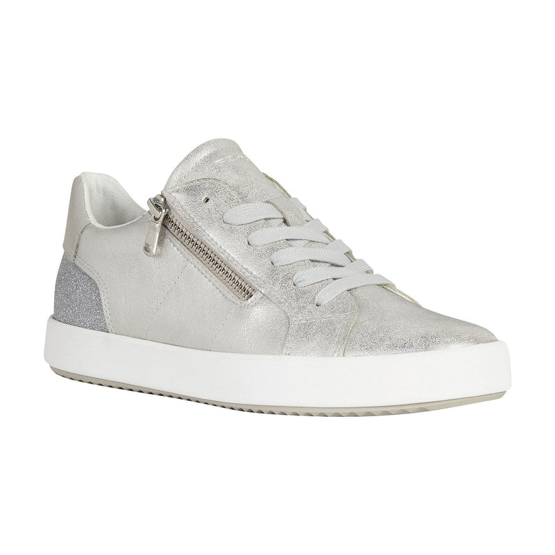 Geox D Blomiee A Synthetic Synthetic Women's Silver Sneakers