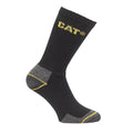 Caterpillar CAT Crew Cotton Men's Black Work Socks