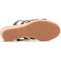 Hush Puppies Willow Slide Leather Women's Black Wedges