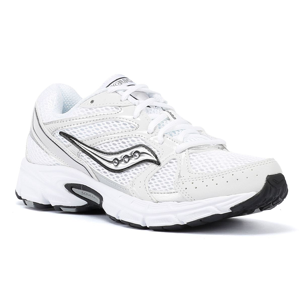 Saucony Ride Millenium White/Silver Sneakers