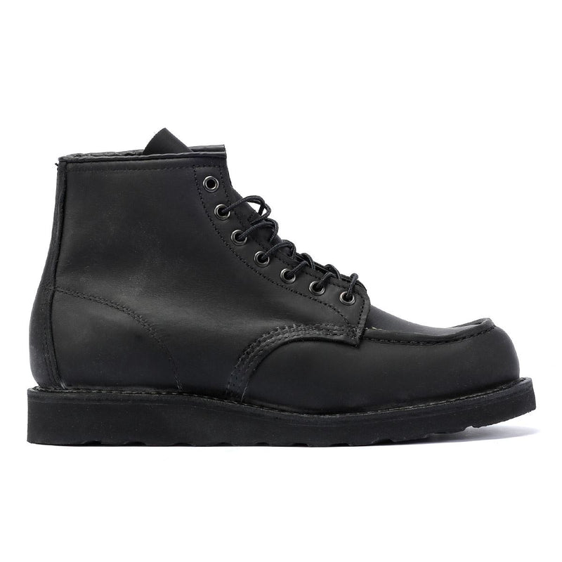 Red Wing 6 Inch Moc Classic Leather Men's Black Boots