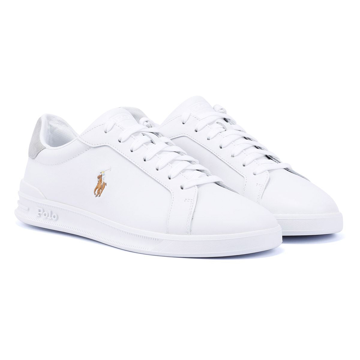 Ralph Lauren Heritage Court II Men's White/Gray Sneakers