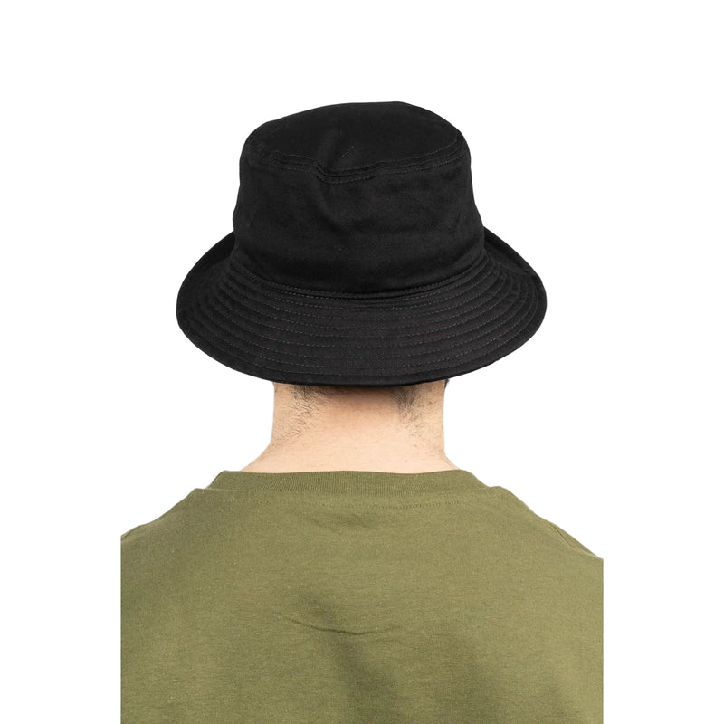 Caterpillar Cotton Unisex Adults Black Bucket Hat