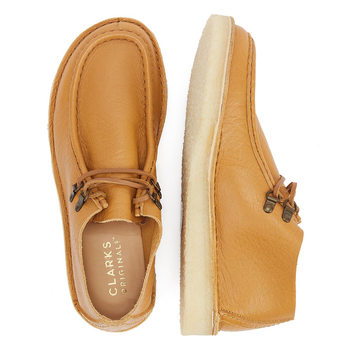 Clarks Originals Desert Nomad Leather Curry Men's Light Tan Boots