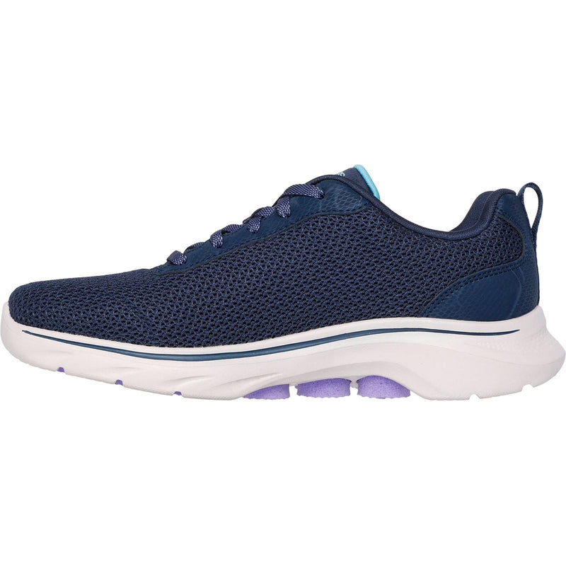 Skechers Go Walk 7 Kaylor Synthetic Women's Navy/Purple Sneakers